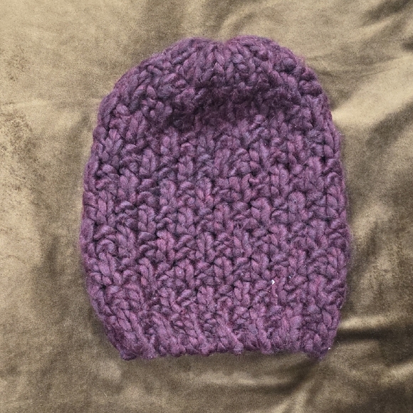 Express Women's Beanie Set - Pink, Navy, Purple - Picture 4 of 4